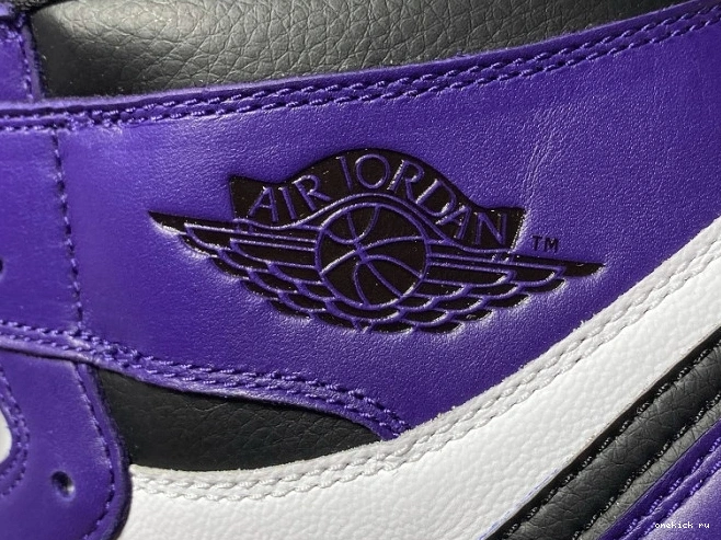 Chep Onekick Jordan Court Air High 1 OG Purple 555088-500 0629